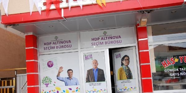 HDP'nin seim irtibat ofisine silahl saldr