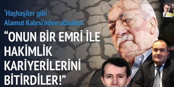 'O hakimler Hahailer gibi Alamut Kalesi'nden aa atladlar'