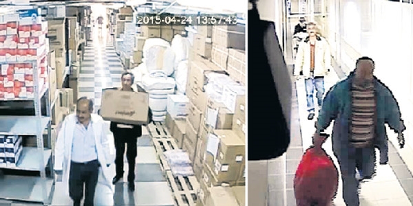 Hastane'den yarım milyonluk eldiven vurgunu