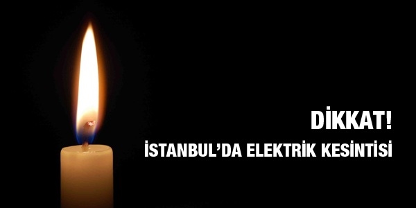 stanbul'da elektrik kesintisi