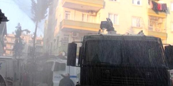 TOMA bu kez yangına müdahale etti