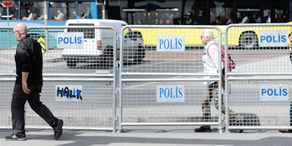 Taksim Meydanı ve çevresi bariyerlerle kapatıldı