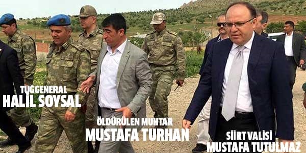 Valiyi ağırlayan muhtarı PKK infaz etti