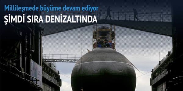 Milli denizaltı için kollar sıvandı