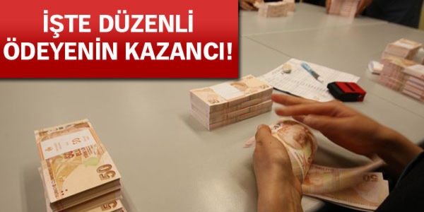SGK borcunu düzenli ödeyen yüzde 25 kazançlı