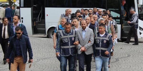 SGK operasyonu zanlıları adliyeye çıkartıldı