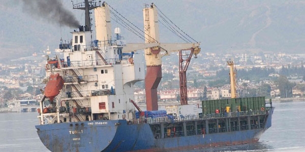 Vurulan Türk gemisi için 11 kişilik uzaman ekip
