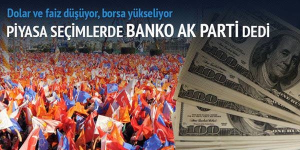 Piyasa AK Parti'yi fiyatlıyor