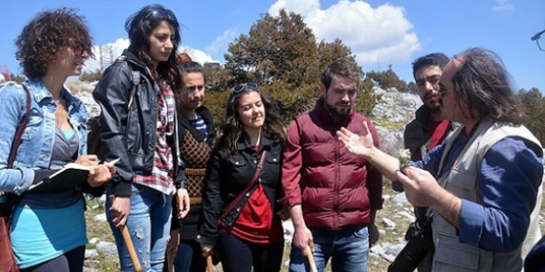 Biyoloji öğrencilerine 'doğal laboratuvar'da ders