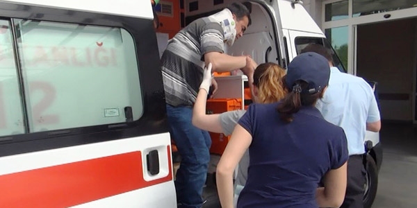 Aydın'da trafik kazası: 5 polis yaralı