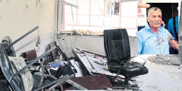 Zaman ayarlı bomba HDP'ye çiçekle gönderilmiş!