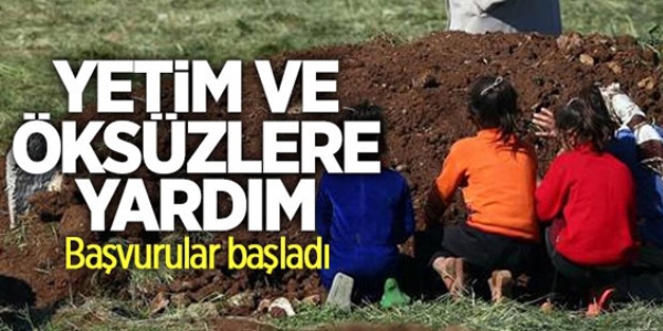 Yetim veya asker çocuğuna 18 yaşına kadar ayda 100 TL