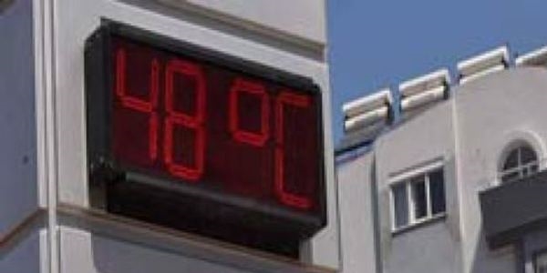 Bu ilde termometreler 48 dereceyi gösterdi