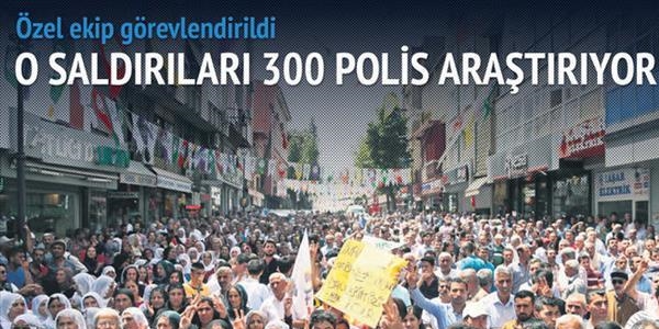 HDP'ye saldrlar 300 polis aratryor