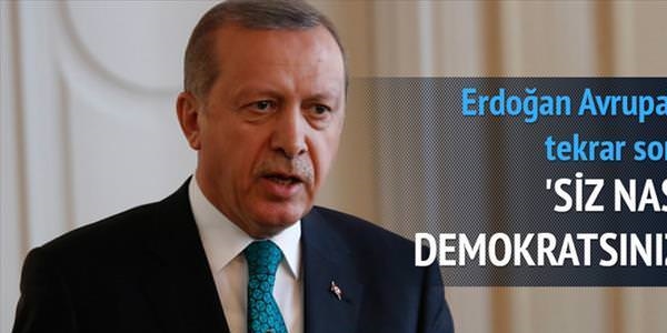 Erdoğan: Mısır cumhurbaşkanı Sisi değil, Mursi'dir