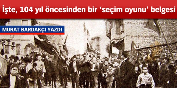 Seçimlerle ilk 1833'te tanıştık