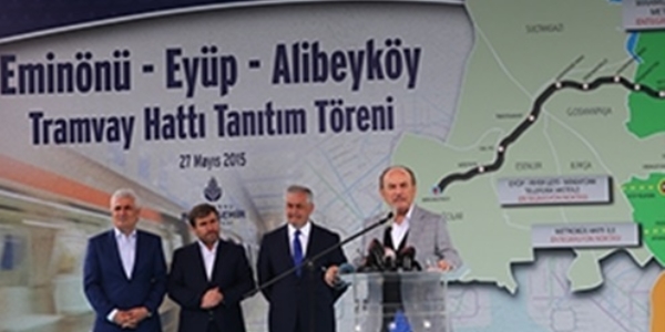 Tramvaylar elektriği raylardan alacak