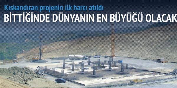 3. havalimanında ilk harç atıldı