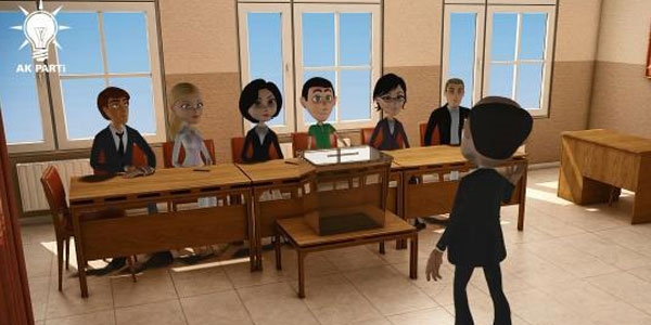 Ak Parti'de animasyonlu sandık eğitimi