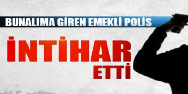 Emekli polis tapu müdürlüğü önünde intihar etti