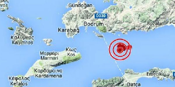 Ege Denizi'nde 50 dakikada 11 deprem