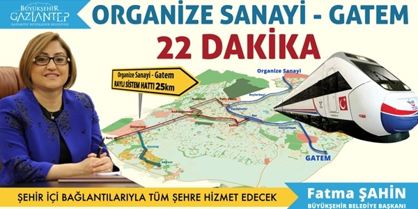 Şahin'den Gaziantep'e metro müjdesi