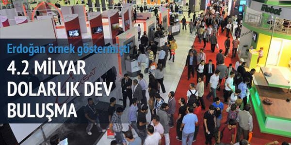 Üç fuarda 4.2 milyar $'lık buluşma