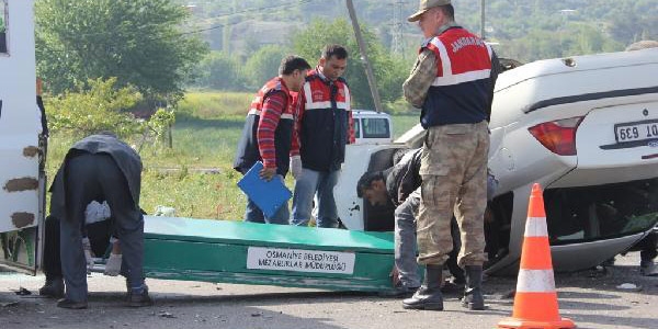 Osmaniye'deki trafik kazası: 1 ölü, 7 yaralı