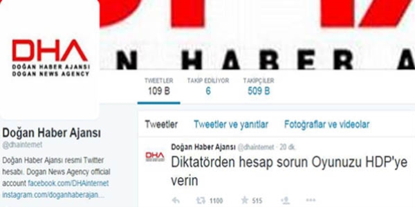 DHA'nn resmi Twitter adresi hacklendi