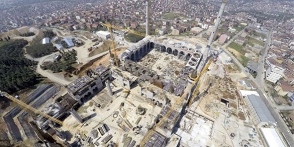 Çamlıca Camisi'nin yüzde 90'ı tamamlandı