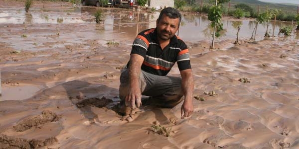 Yozgat'ta dolu ekili alanlara zarar verdi