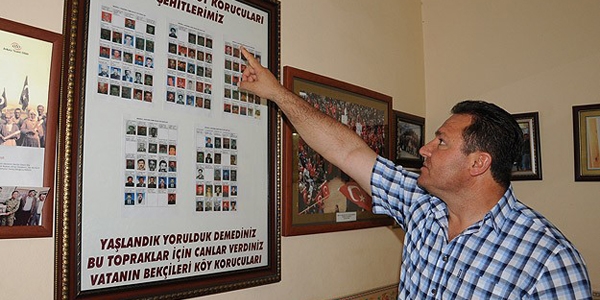 Korucular terör örgütünün hedefinde