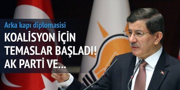 AK Parti ve MHP'de arka kapı diplomasisi