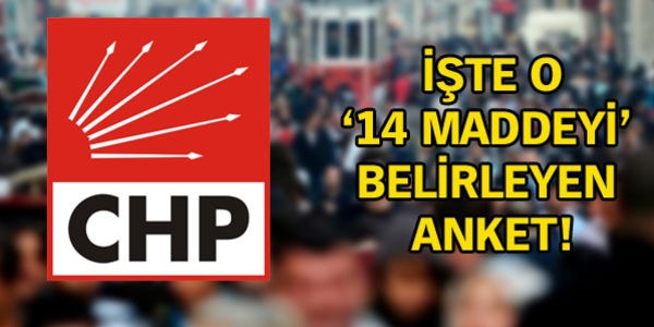 CHP'nin anketinden 'AK Parti-MHP koalisyonu' kt