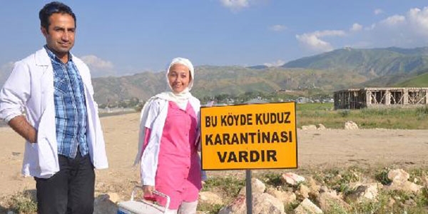 Yüksekova'da 2 köye kuduz karantinası