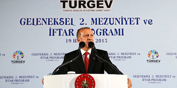 Erdoan: Yapt her hizmette TRGEV'in yanndaym