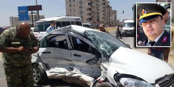 Kaza'da ölen Başçavuş toprağa verildi