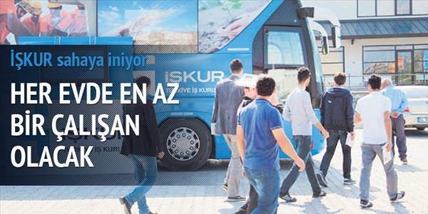 Her evde en az bir çalışan olacak