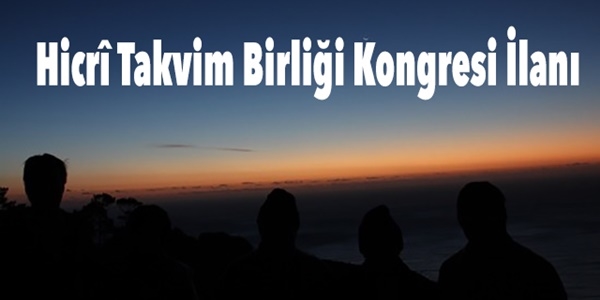 Diyanet'ten Hicri Takvim Birliği Kongre İlanı