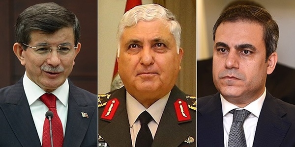 Davutoğlu Orgeneral Özel ve Fidan ile görüştü