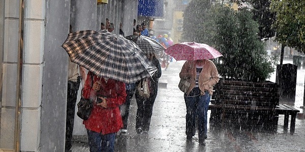 Meteorolojiden kuvvetli sağanak uyarısı / Haritalı