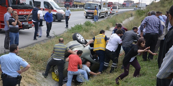 Çorum'da trafik kazası: 6 yaralı