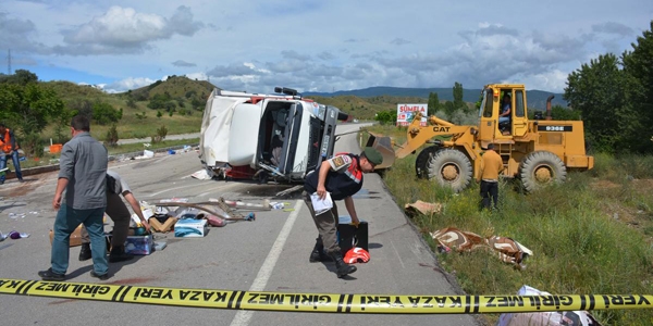 Çankırı'da trafik kazası: 1 ölü, 3 yaralı