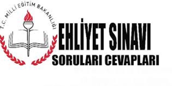 Ehliyet sınavı soru ve cevapları yayımlandı