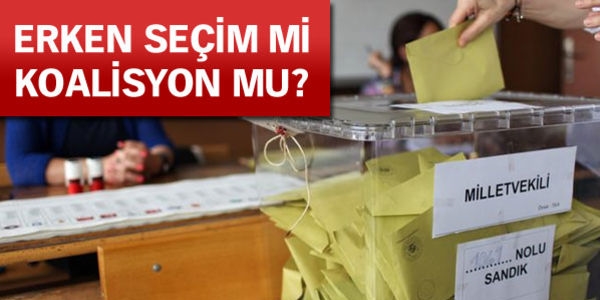 Seçmenin 'erken seçim' eğilimi: Yüzde 51.5