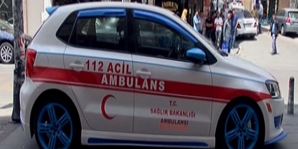 Sahte ambulans ihbar polisi alarma geirdi