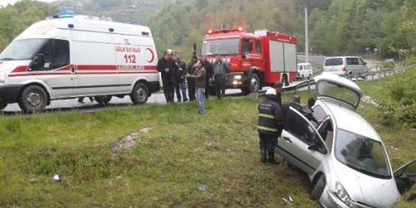 Sakarya'da trafik kazası: 10 yaralı