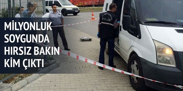 Milyonluk soygunda hırsız şoför çıktı