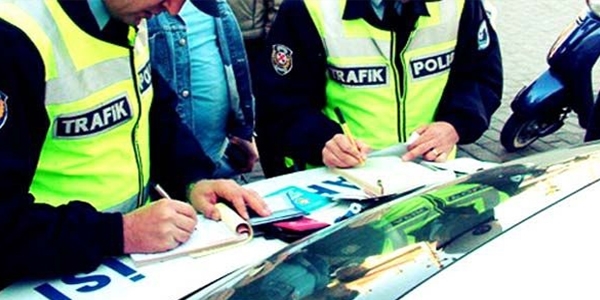 Trafik cezalarının % 75'i artık plakaya