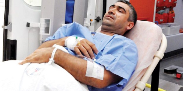 Karakolda dehşet saçtı: 1 Komiser yaralı